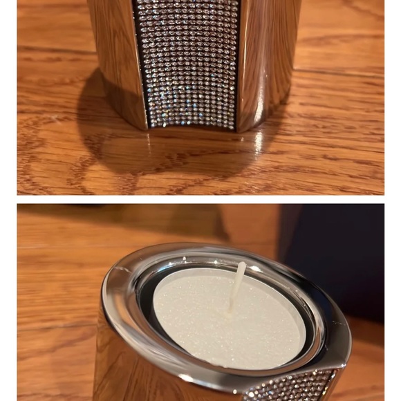 Swarovski tea light candle with crystals - Picture 3 of 3